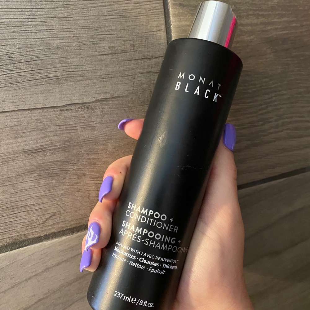 Monat Black Shampoo+Conditioner. Original $ is $38